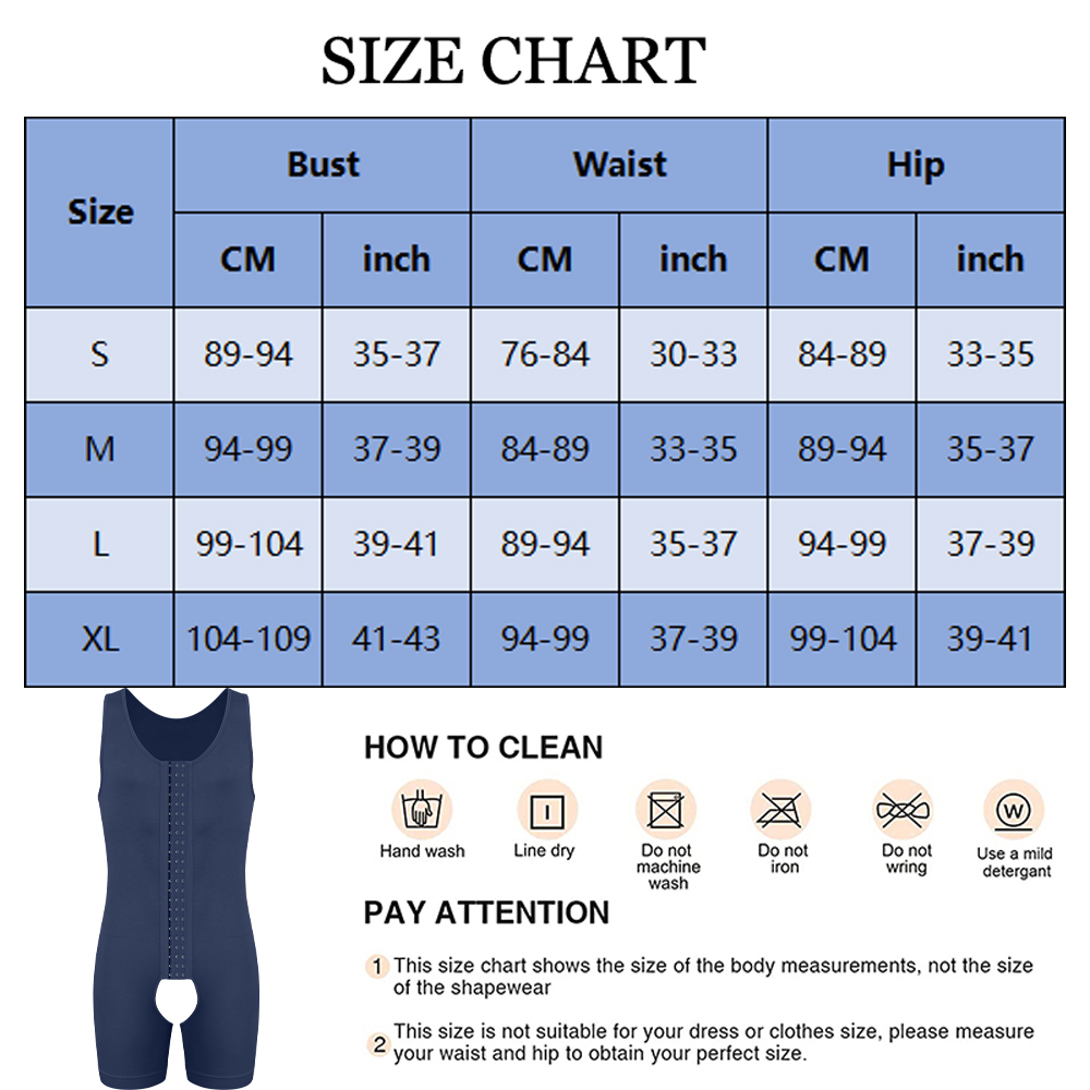 Men's Compression Shapewear  T - огляд і ціна Shapewear Bodysuit Firm