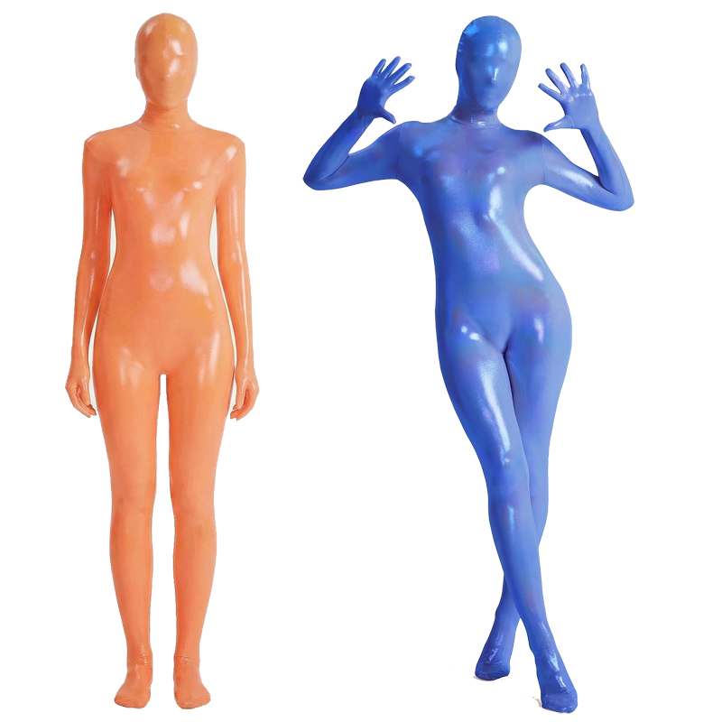Women Shiny Gradient Zentai Bo - огляд і ціна Shapewear Bodysuit Firm