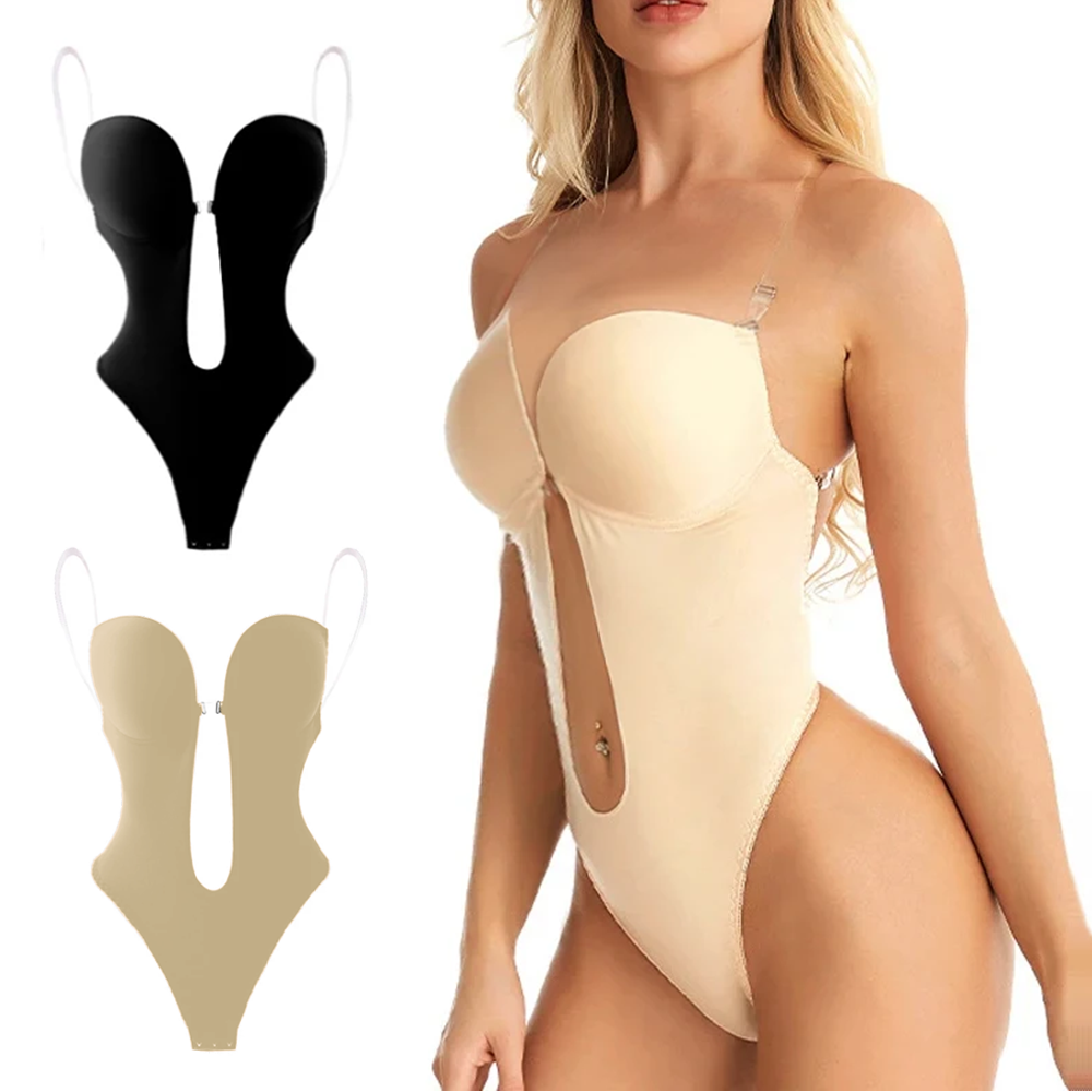 Women Body Shaper Bra Backless - огляд і ціна Shapewear Bodysuit Firm