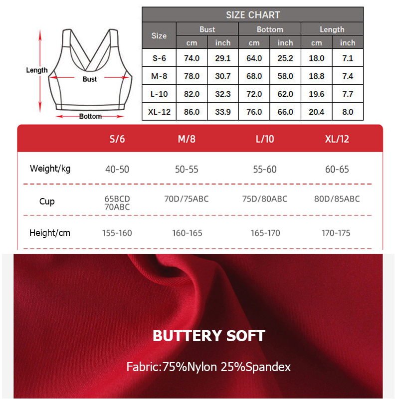 Stretchy Soft Sports Underwear - огляд і ціна Sports Bra High Impact