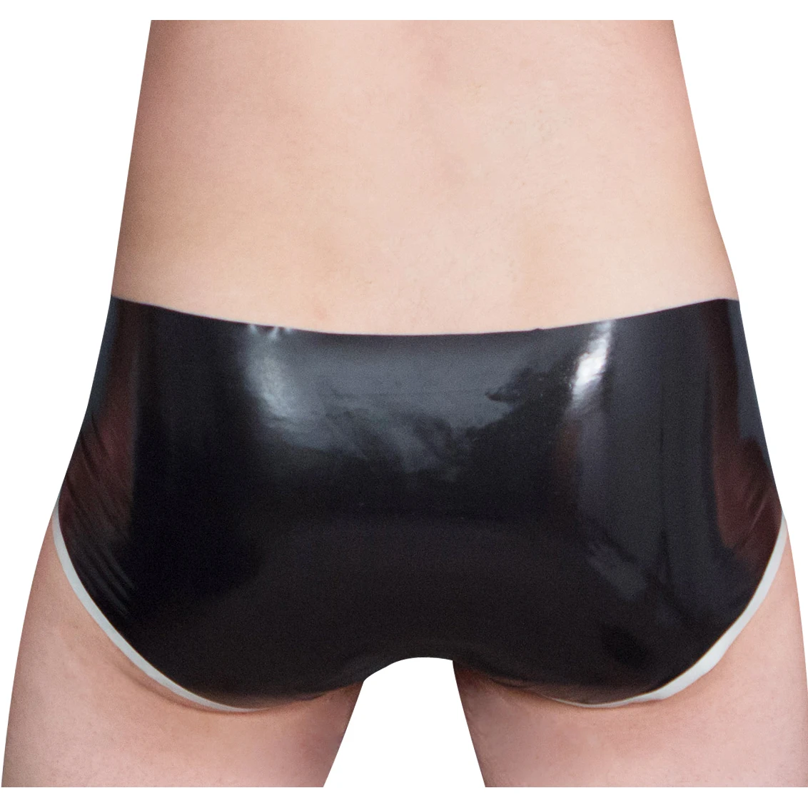 Party Latex Briefs With Stripe - огляд і ціна Boyshort Underwear