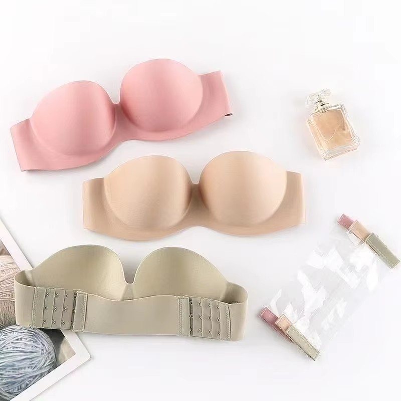 Women's Sexy Strapless Push-Up - огляд і ціна Strapless Bra Backless